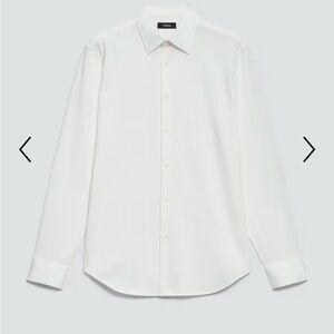 Theory Men's Crisp White Dress Shirt